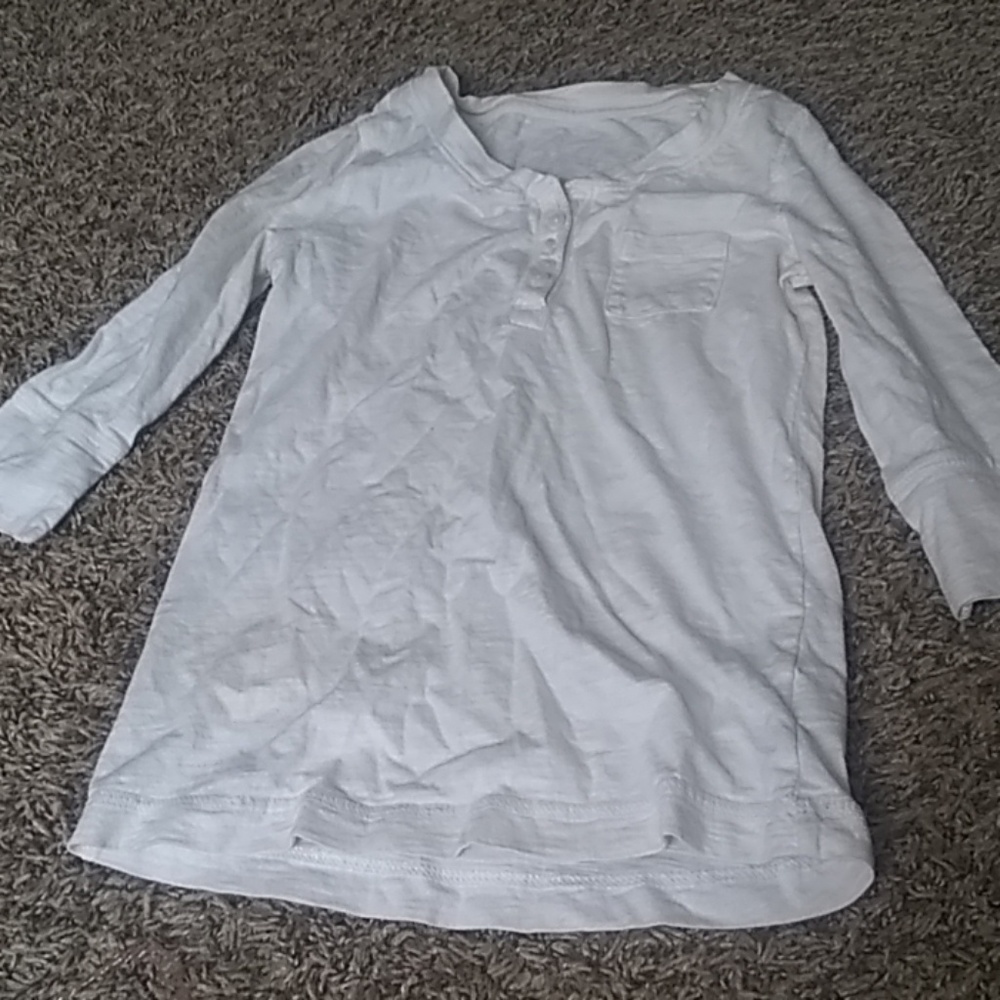 Kids long sleeve button up